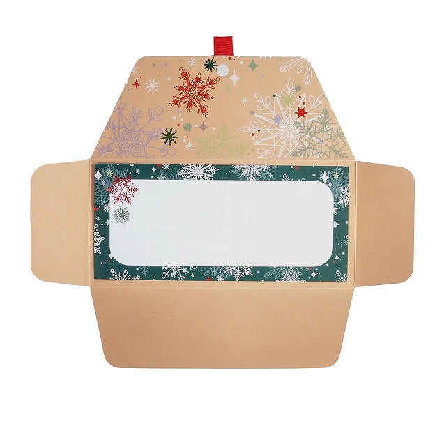 Voucher Envelope Large - Organics Snowflakes