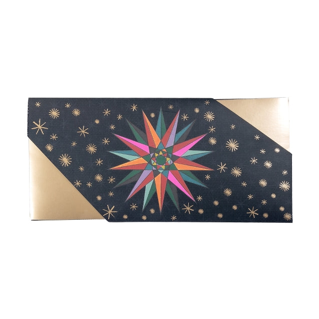 Voucher Envelope Large - Colourful Christmas Star