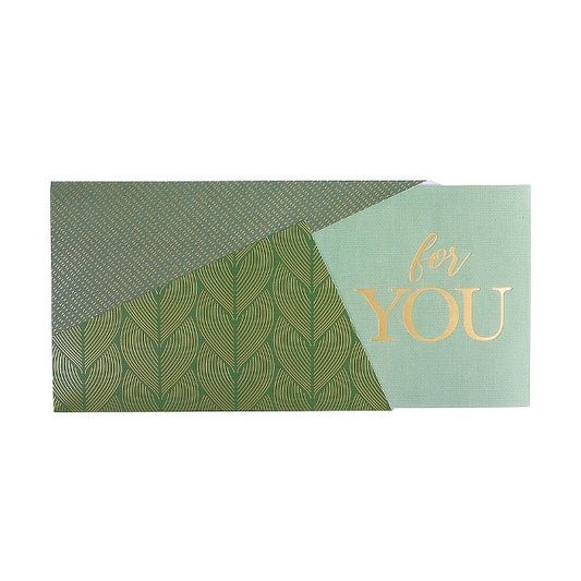 Voucher Envelope Large - Abstract Leaf