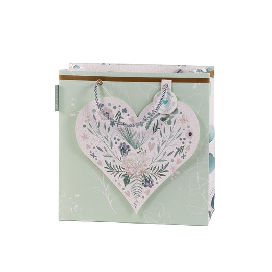 Gift Bag 3D Floral Heart