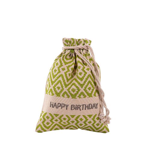 Fabric Gift Bag - Birthday Ikat