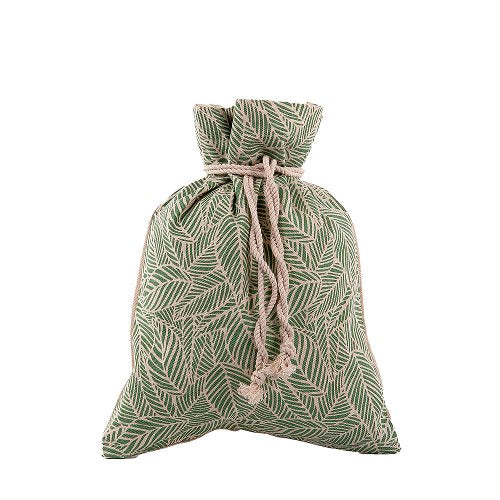 Fabric Gift Bag - Leaves