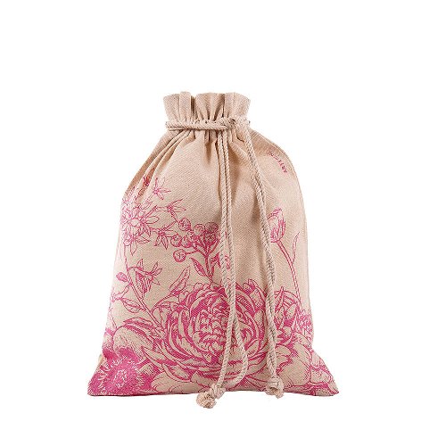 Large Fabric Gift Bag - Rose