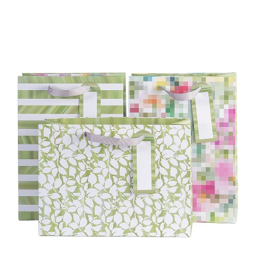 gift bags/triple mix L/30x22x11cm