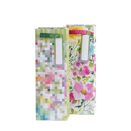 bottle bags/double assorted/12x35x8cm