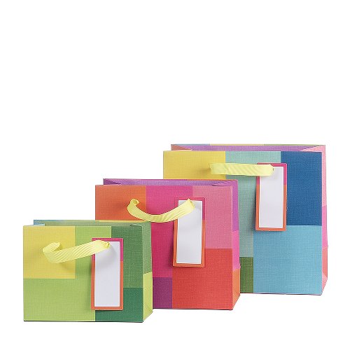 gift bags/triple assorted/15x12x7/