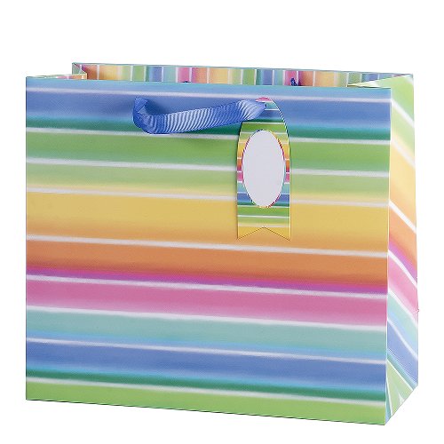 Gift Bag XL Happy Stripes