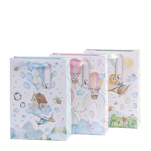 gift bags/3 pcs. set/mix M/18x25x8cm