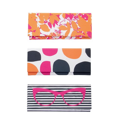 Glasses Case Foldable - Dots & Stripes