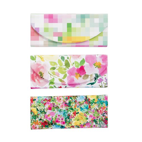 Glasses Case Foldable - Flower Fields