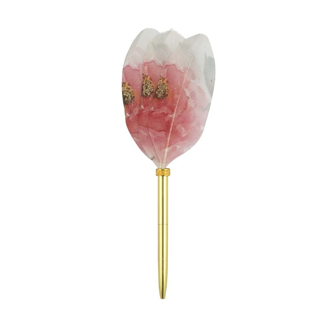 Peony Multi Feather Pen