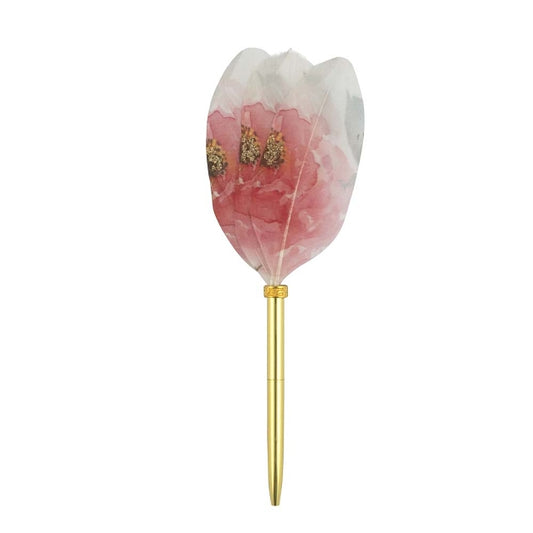 Peony Multi Feather Pen