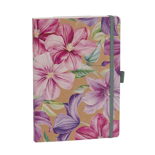 Majoie Spiral Notebook Thin - Clematis
