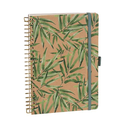 Majoie Spiral Notebook Thin - Bamboo