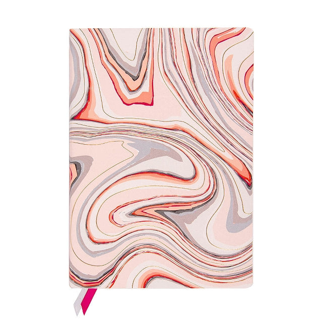 Majoie Journal - Pink Marble Swirl