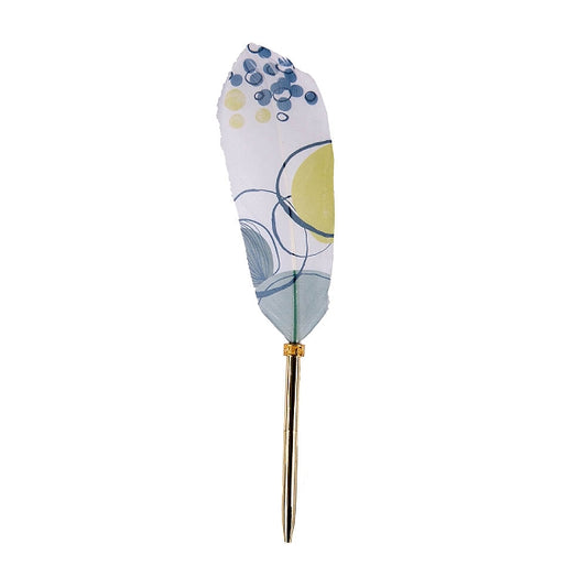 Modern Abstract Feather Pen