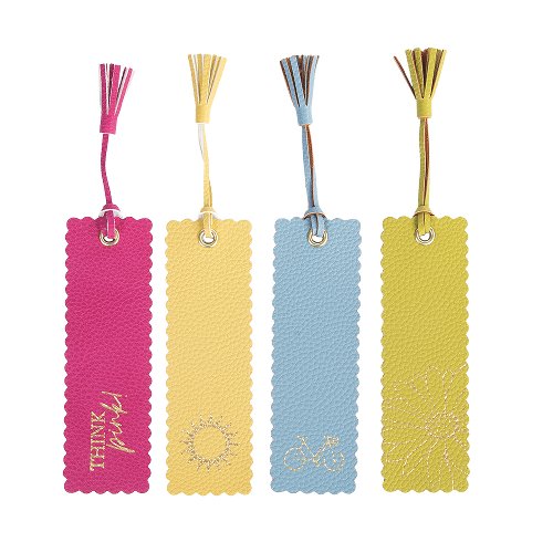 Solid Leather Assorted Bookmark