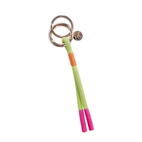 13cm Green-Pink Tassle Keychain