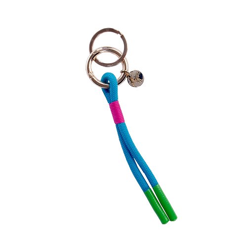 13cm Blue-Green Tassle Keychain