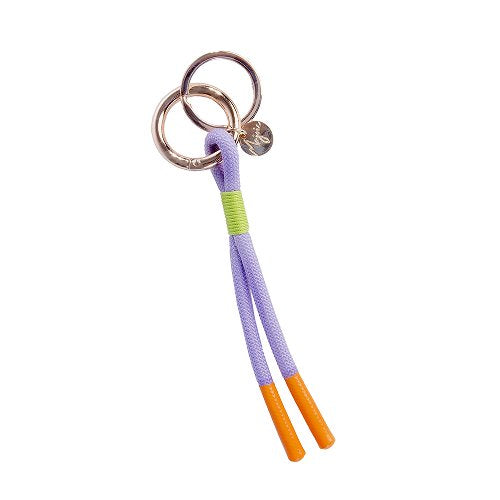 13cm Lilac-Orange Tassle Keychain