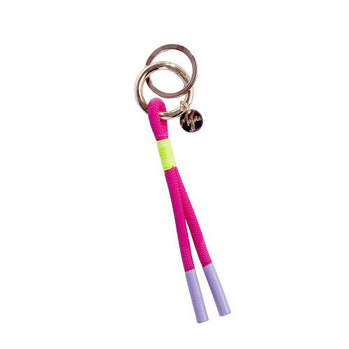 13cm Lilac-Pink Tassle Keychain