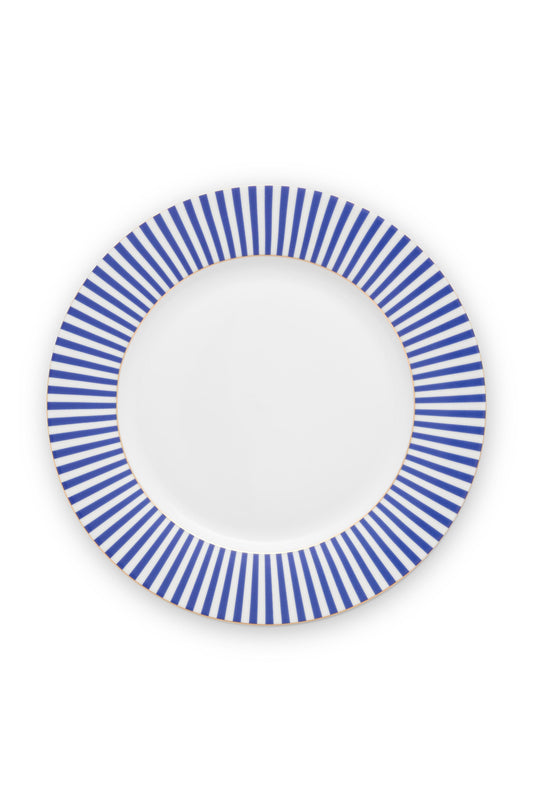 Plate Royal Stripes Blue 26.5cm