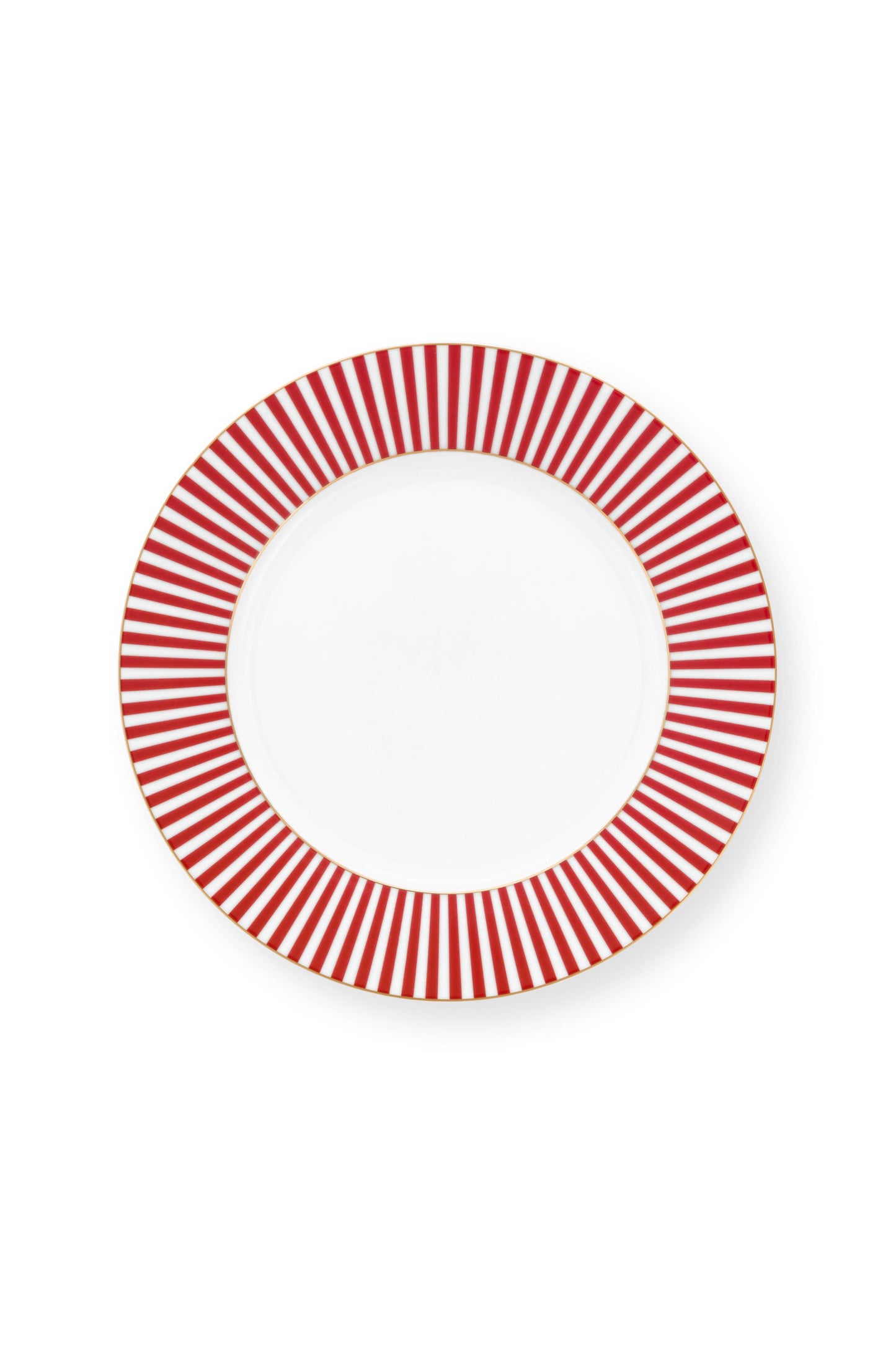 Plate Royal Stripes Dark Pink 21cm