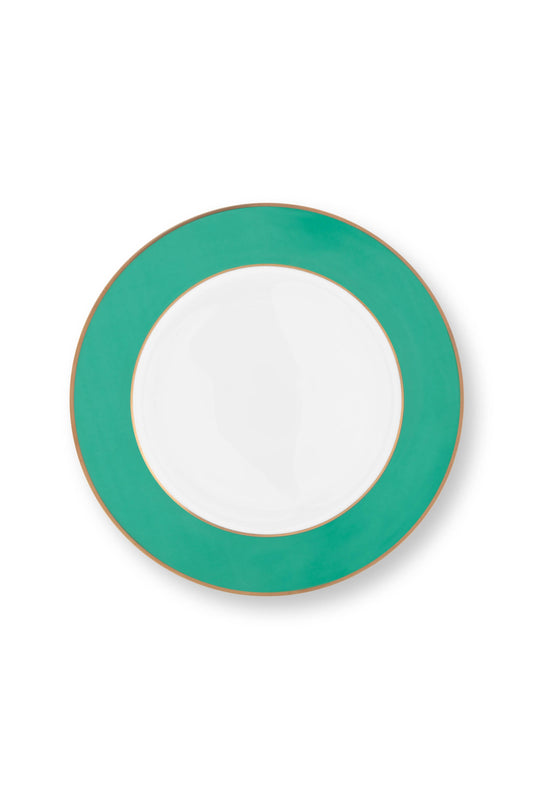Plate Pip Chique Gold-Green 17cm
