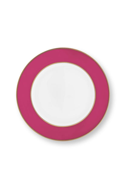 Plate Pip Chique Gold-Pink 17cm
