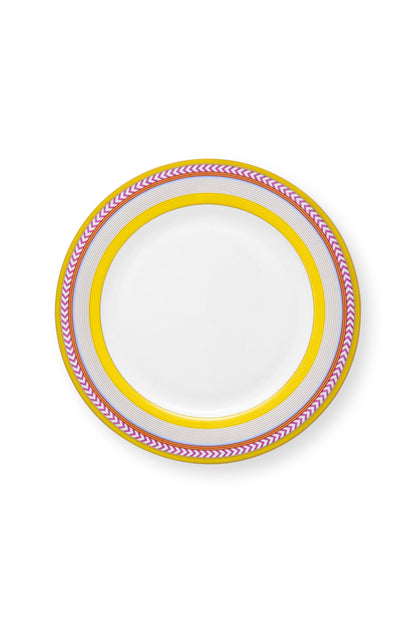 Plate Pip Chique Stripes Yellow 23cm