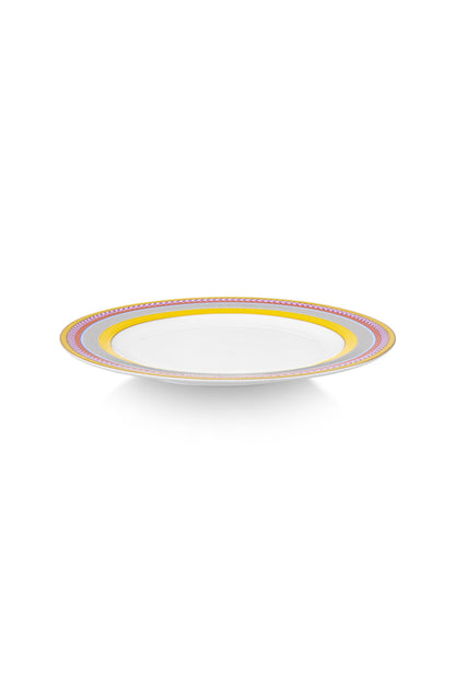Plate Pip Chique Stripes Yellow 23cm