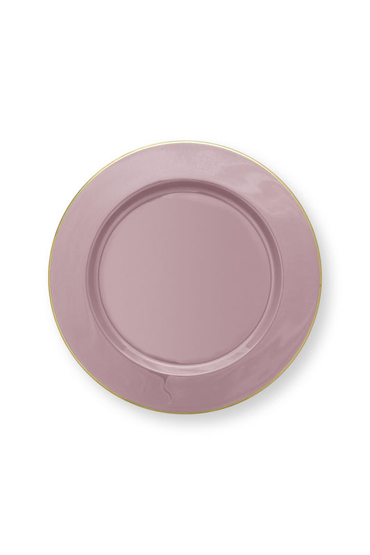 Plate Metal Lilac 32cm