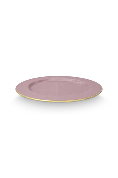 Plate Metal Lilac 32cm