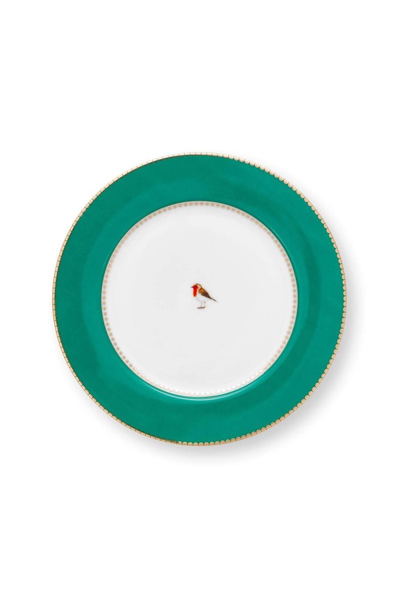 Plate Love Birds Emerald 21cm