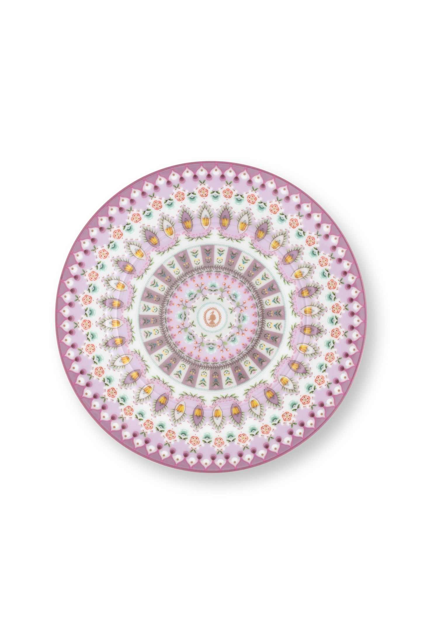 Plate Lily & Lotus Moon Delight Multi 17cm