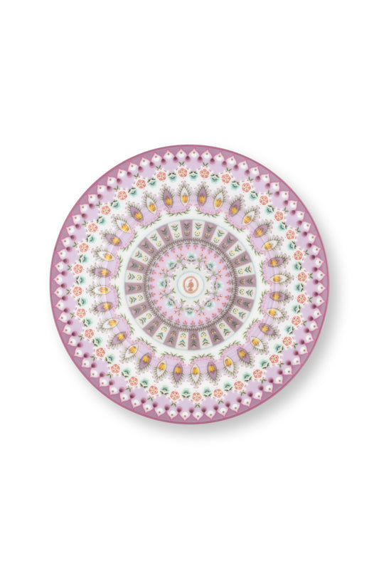 Plate Lily & Lotus Moon Delight Multi 17cm