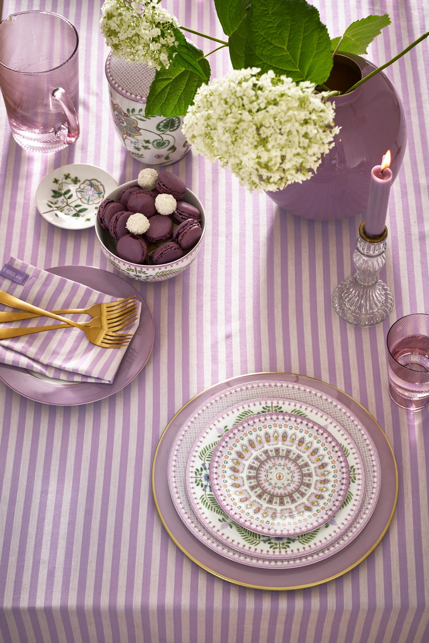 Plate Lily & Lotus Moon Delight Multi 17cm
