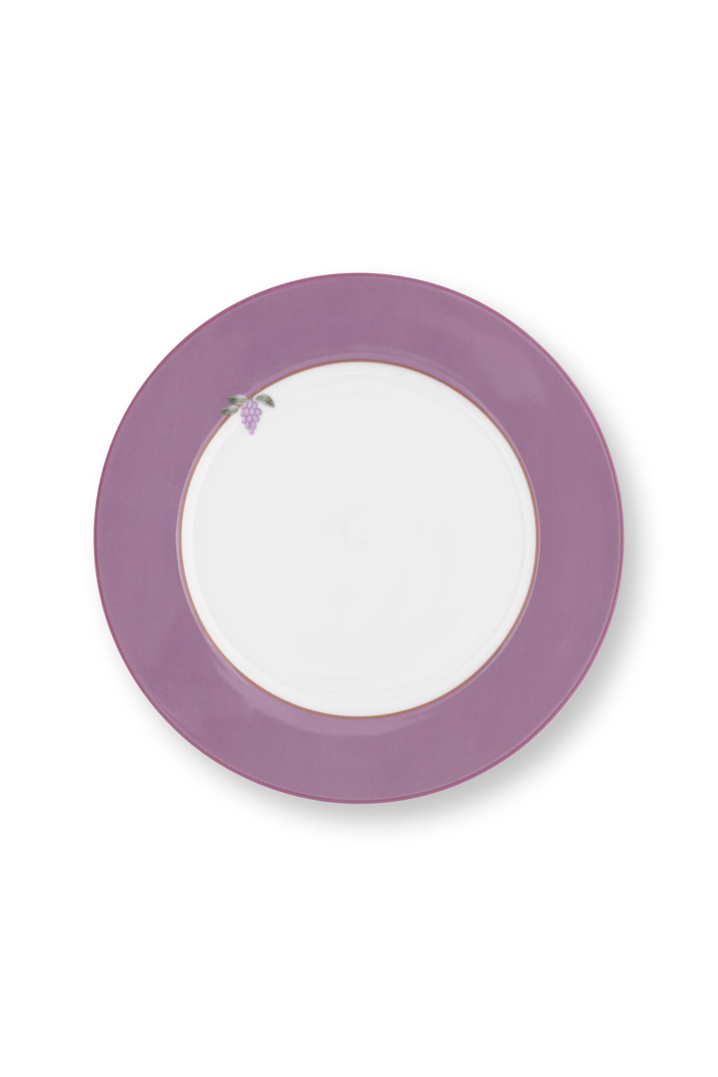 Plate Lily & Lotus Uni Lilac 21cm