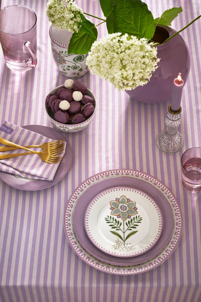 Plate Lily & Lotus Off White 21cm