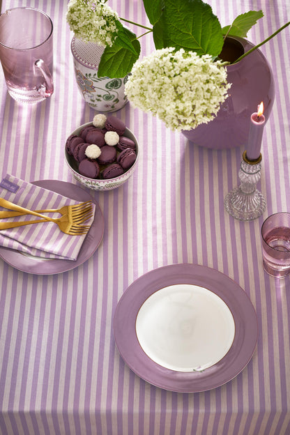 Plate Lily & Lotus Uni Lilac 23cm