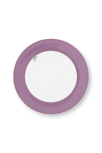 Plate Lily & Lotus Uni Lilac 26.5cm