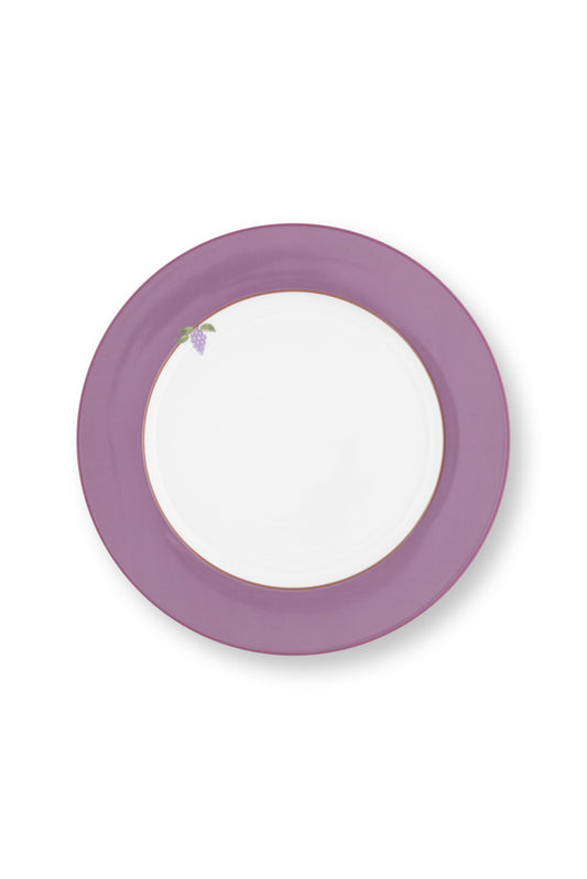 Plate Lily & Lotus Uni Lilac 26.5cm