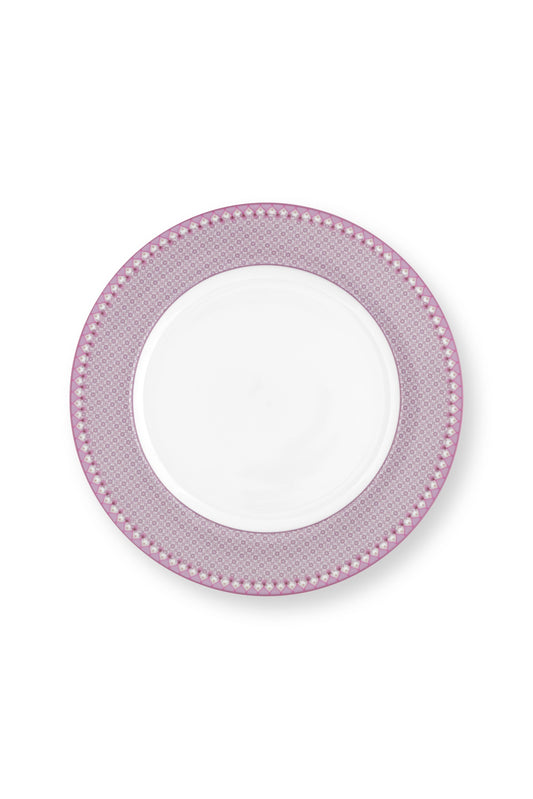 Plate Lily & Lotus Tiles Lilac 26.5cm