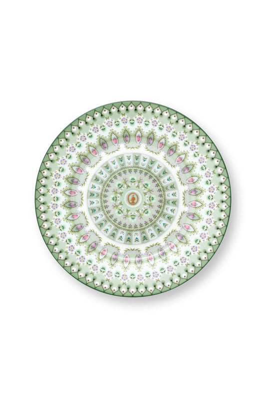 Plate Lily & Lotus Moon Delight Light Green 17cm