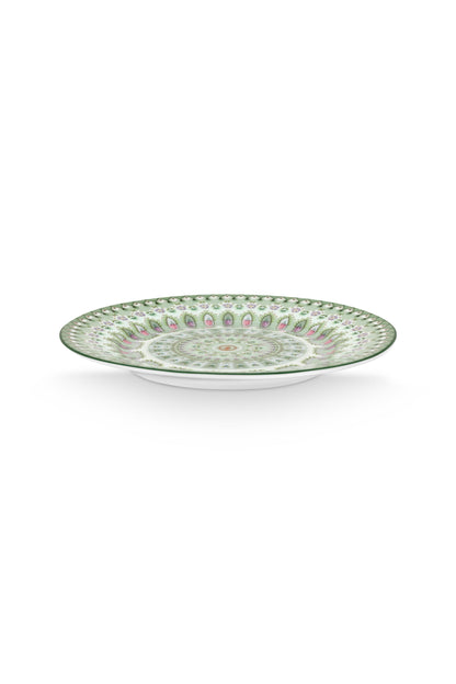 Plate Lily & Lotus Moon Delight Light Green 17cm