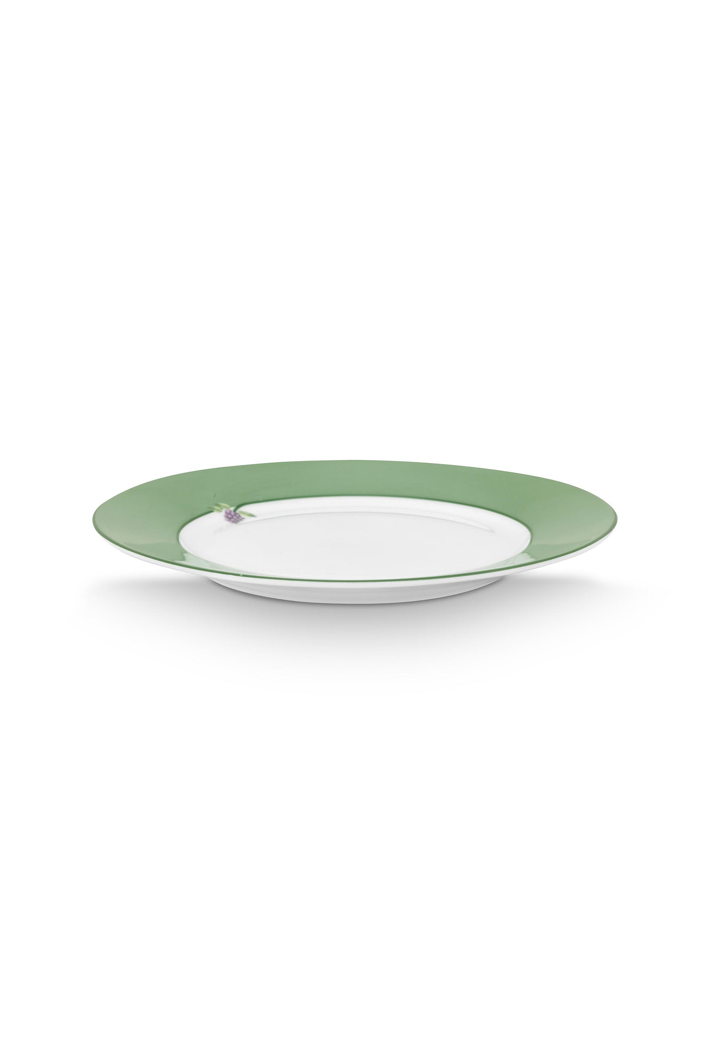 Plate Lily & Lotus Uni Light Green 21cm