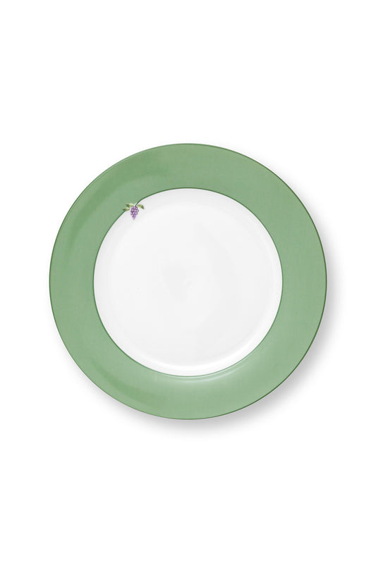 Plate Lily & Lotus Uni Light Green 26.5cm