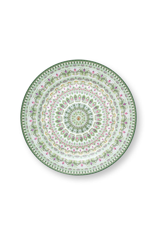 Plate Lily & Lotus Moon Delight Light Green 32cm