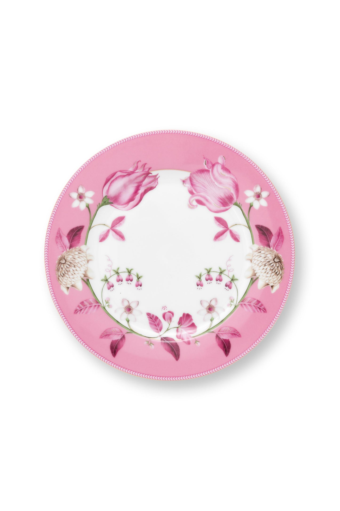 Plate Jolie Tulip Pink 23cm