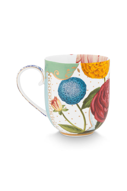 Mug Large Royal Flowers 325ml